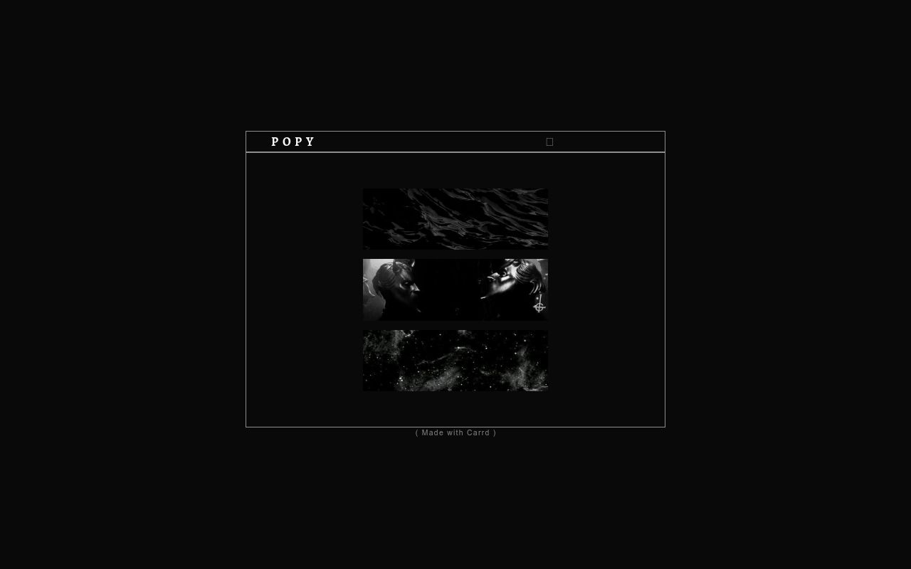 Carrd profile picture for @popy